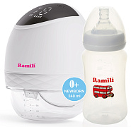 Молокоотсос электрический Ramili SE500 с бутылочкой 240ML