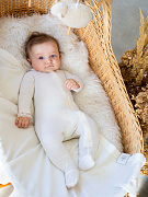 Комбинезон на молнии НаследникЪ Выжанова НВ2015 молочный 56