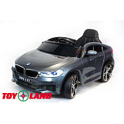 Детский электромобиль Toyland BMW 6 GT Серебро краска