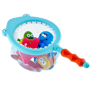 Набор игрушек Roxy-Kids Морские животные для ванной с сачком в комплекте 7 шт.