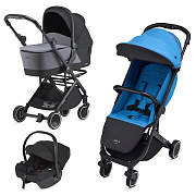 Детская коляска Anex Air-X Travel Cot Cosmo 3 в 1 blue/black/black